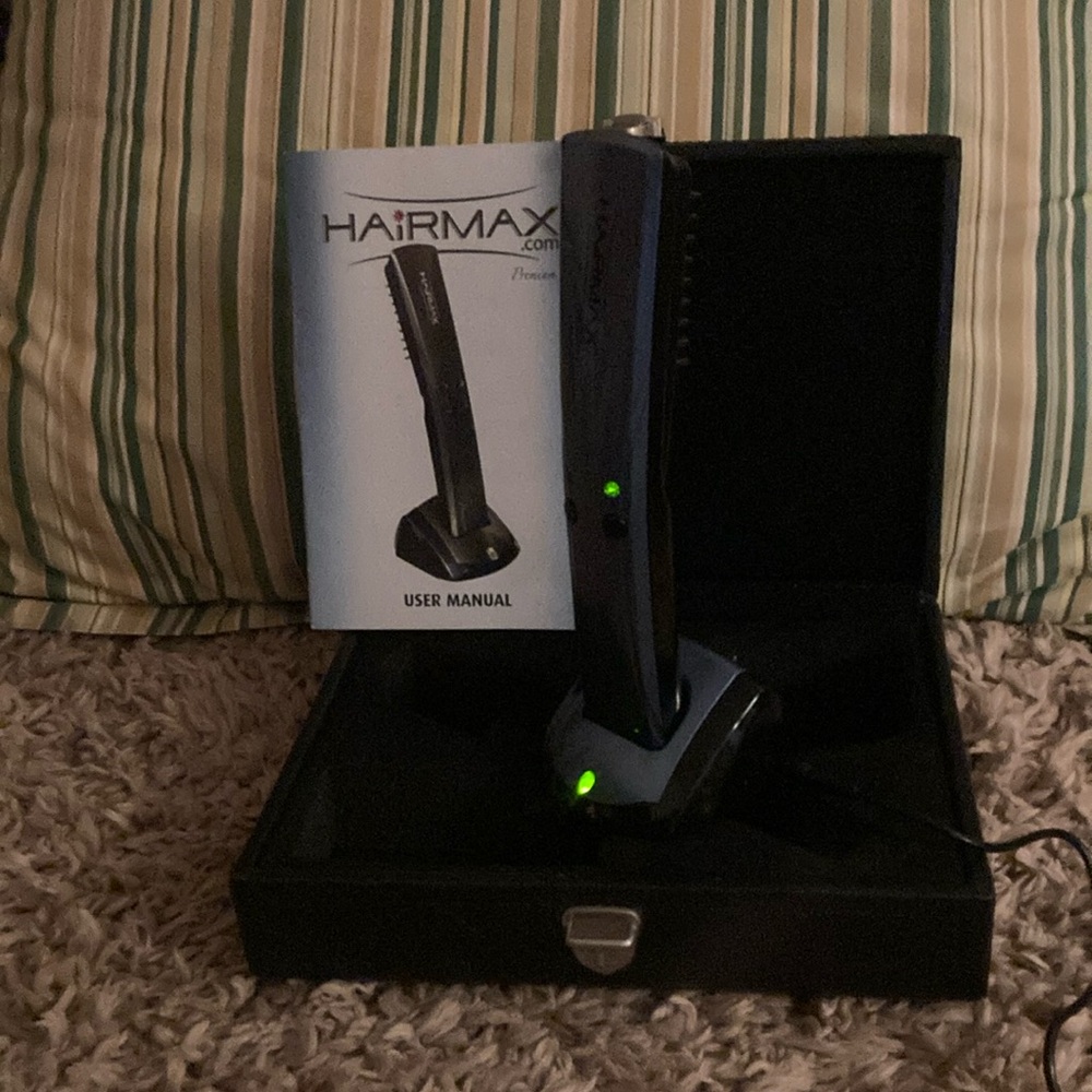 HairMax Laser Hair Growth Device red lasers  lights accelerate hair growth
